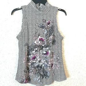 White House Black Market silk blouse, size S